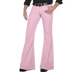 Men's fashion Retro Disco Flared Pants Loose Stretch Vintage Trousers Fit Flared Comfortable Retro Stretch Twill Men's Trousers