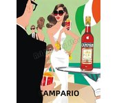 Retro Italian Food&Drink Barilla Pasta Carpano Vermuth Aperol Liqueur Poster Painting Wall Art Pictures Home Bar Decor