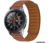 Magnetic Loop For Samsung Galaxy watch band 6/5 pro/4/Classic/active 2 20mm 22mm Silicone Belt bracelet huawei GT 2-2e 3-4 strap