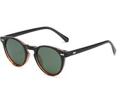 Gafas de sol polarizadas clásicas para mujer y hombre, gafas de sol redondas de diseñador de marca de lujo Vintage, gafas de sol de moda Retro con remaches, gafas de conducción de estilo lentes niña vasos Venta al por