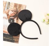 Girl Mouse Ears Headband Children Princess Party Accessories Kids Bowknot Dots Hair Band Halloween Birthday Christmas Hairband