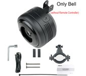 Bocina eléctrica para bicicleta, claxon resistente al agua, carga USB, sonido fuerte, manillar de bicicleta BMX MTB, alarma antirrobo de seguridad opcional