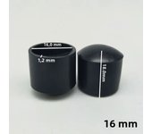 16Pcs Silicone Table Chair Leg Tips Caps Black/Transparent Non-slip Floor Protector Furniture Bottom Reduce Noise End Covers