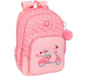 MOCHILA DOBLE ADAPT.CARRO RECICLADO MOOS "PASSION"