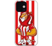 Funda original compatible con iPhone 13 Mini - UD Almería Rozam Franjas Rojiblancas