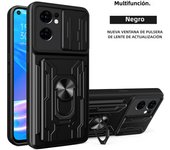 Shockproof 360° Ring Bracket Magnetic Phone Case for OPPO Reno 10 8 7 6 5 8T Pro Plus 4g 5g Find X5 X3 Lite with Card Slot Cover