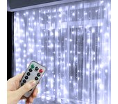 3M 300LED Curtain Garland Fairy Lights Festoon with Remote New Year Garland Christmas Decoration Party Wedding Decoration
