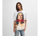 HUGO Camiseta Blanca 50535314-100 , para Hombre