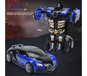 Transform CarRobot Model Car.Automatic Deformation Push and Go Car Vehicle Toy Race Car.Toys Easter Gifts for Boys