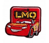 Parches Ropa Disney – Pixar – Vehículos – Transportes – Racers – Carreras – Parche Bordado Ropa – (licencia oficial) – Cars – Coches – Rayo McQueen – 7,0 x 6,2 cm. - Moda The Happy Patch