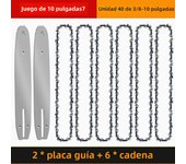 10 Inch 3/8"LP Electric Saw 40 Drive Links Chainsaw Chains Logging Saw Blade Pruning Chain Saw Chain Accessories Wood Cutting