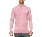 New Men's Half Zipper Turtleneck Sweaters Autumn Warm Long Sleeve Pullover Streetwear Breathable Winter Knitted Jacket Coats