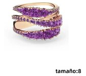 2024 Hot Selling Fashion New Jewelry White Gold Ring Exquisite Spiral Element Shape Ladies Romantic Luxury High Jewelry Gift
