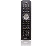 Philips SRP5016/10 - Mando a Distancia Universal para TV, Mando 6 en 1, Botón Inteligente, Códigos IR de hasta 8000 Códigos, Configuración Sencilla, Color Negro