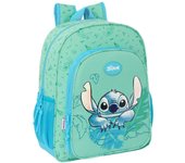 SAFTA  MOCHILA JUNIOR ADAPTABLE A CARRO STITCH ALOHA STITCH ALOHA 12x32x38 Cms.