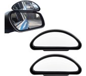 Paquete de 2 Espejos De dot Ciego, Espejo Retrovisor lateral Gran angular ajustable, Espejo Auxiliar DE SEGURIDAD ADICIONAL