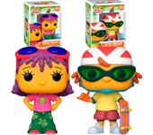 Funko Pack 2 funko Reggie Otto Rocket Power  Nickelodeon Rewind  Funko Pop 1531 1530