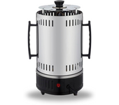 CHEF-O-MATIC  Parrilla vertical sin aceite ni grasa, 1000w, Capacidad para 6 brochetas. Shawarma, Rotación automática 360º, fácil de limpiar, Barbacoa, Horno eléctrico ideal para brochetas a la parrilla, Kebab