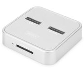 DIGITUS Estación de Acoplamiento SSD M.2 NVMe + M.2 SATA con Lector de Tarjetas SD-Express, USB-C™