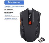 2.4Ghz Gaming Wireless Mouse for MacBook Air Pro 2018-2022 With USB Receiver 1000-1600 Adjustable DPI PC Computer Gaming Mouse