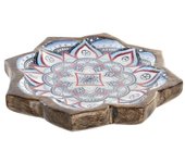 Kcasa - Bandeja vaciabolsillos de Madera Floral