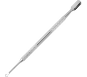 1pcs Premium Double-Headed Horseshoe Nail Tool - Stainless Steel Dead Skin Remover & Callus Trimmer, Effortless Beveled Cuticle
