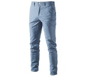 Pantalones informales de alta calidad para hombre, pantalón transpirable, de algodón, versátil, para negocios juveniles, otoño e invierno, 2024