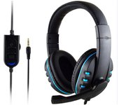Headphones 3.5mm Wired Gaming Headset Earphones Music For PS4 Play Station 4 Game PC Chat computer With Microphone