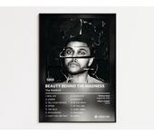 Music Hot Album Star Eminem Drake The Weeknd Starboy Poster Hip Hop Canvas Painting Art  for Living Room Home Wall Decor Picture