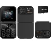 SERVO F15 Mini 2G GSM Foldable Mobile Phone Dual SIM Magic Voice Flashlight Call Recording 2.0"Portable Flip Mobile Phone Type-C
