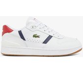 Zapatillas Lacoste Blancas de Piel T-Clip Set