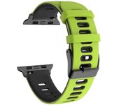 Silicone Watch Strap For Apple Watch Bands 44mm 40mm 49mm 45mm 41mm 38-42mm Sport Bracelet IWatch Series 8 se 9 7 6 5 4 3 Ultra2