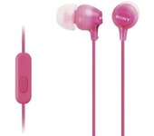 Auriculares Intrauditivos Sony MDR-EX15APPI/ con Micrófono/ Jack 3.5/ Rosas