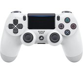 Mando inalámbrico compatible con PlayStation DualShock 4 - Blanco glaciar