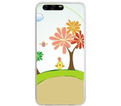 Tumundosmartphone Funda Gel Tpu para Huawei P10 Plus Diseño Primavera Dibujos
