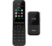 Móvil Nokia 2720 Flip Black Dual Sim Plegable 4G RAM 512MB . Bateria Hasta 28 días de Tiempo de Espera ,Negro