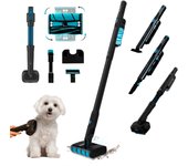 Aspirador vertical Cecotec Scoba 2100 Twice Animal 2 en 1 215W 20kPa especial animales negro