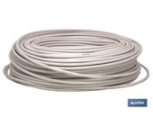 Cofan - Cable Antena Coaxial 75 Ohm Blanco 100M