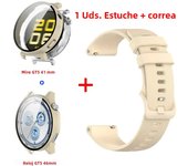 Silicone Watch Band + Case Cover for Huawei Watch GT 5 GT5 41mm 46mm Replacement Wristband Strap for Women Bracelet Belt Shell