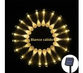 Water Droplets Solar String Lights Waterproof Outdoor Decoration Garland Fariy Lights Christmas Wedding Party Garden