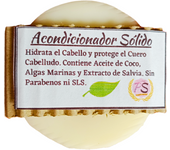 Acondicionador Sólido Natural.  Restaura y Protege. Todo tipo de Cabello. Pumarshop Cinnia Natura