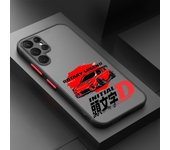 Anime Initial D For Samsung A 02 03 13 14 15 22 24 25 32 35  54 55 72 Lite S 5G 4G Frosted Translucent Phone Case