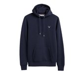 GANT Sudadera con capucha para hombre - Sudadera con capucha, loopback, mezcla de algodón, logotipo
