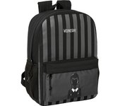 SAFTA | MOCHILA PARA PORTATIL 15,6 WEDNESDAY - Mochila Escolar Licencia Oficial - Diseño Ergonómico - Amplio Espacio de Almacenamiento - Bolsillos Multifuncionales