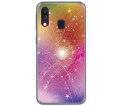 Tumundosmartphone Funda Gel Tpu para Samsung Galaxy A40 diseño Abstracto Dibujos