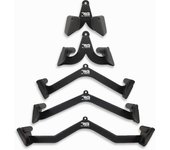 RL Grips® Agarres para Poleas Gym Ergonómicos para Entrenamiento de Espalda Individuales y en Packs - Manerales de Gimnasio para Dorsal - Accesorios Gym para Cable Ideal para Jalones y Remos