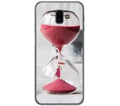 Tumundosmartphone Funda Gel Tpu para Samsung Galaxy J6+ Plus Diseño Reloj Dibujos