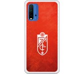 Carcasa para Xiaomi Redmi 9T/Pocophone M3 - Granada Textura Roja Escudo Blanco SS18-19