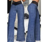 Women High Waist Flared Pants Office Casual Sheer Mesh Patch Crisscross Y2K Trousers Elegant Streetwear Work Pants Lady Clothes