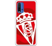 Funda original compatible con Xiaomi Redmi 9T/Pocophone M3 - Sporting blanco sobre rojo